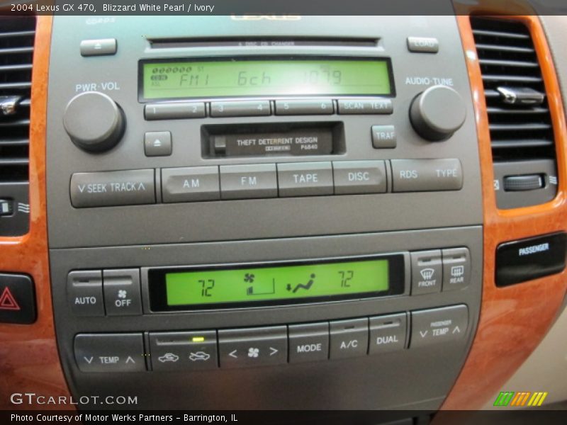 Controls of 2004 GX 470