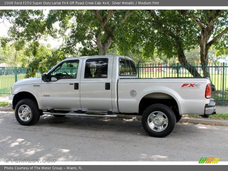 Silver Metallic / Medium Flint 2006 Ford F250 Super Duty Lariat FX4 Off Road Crew Cab 4x4