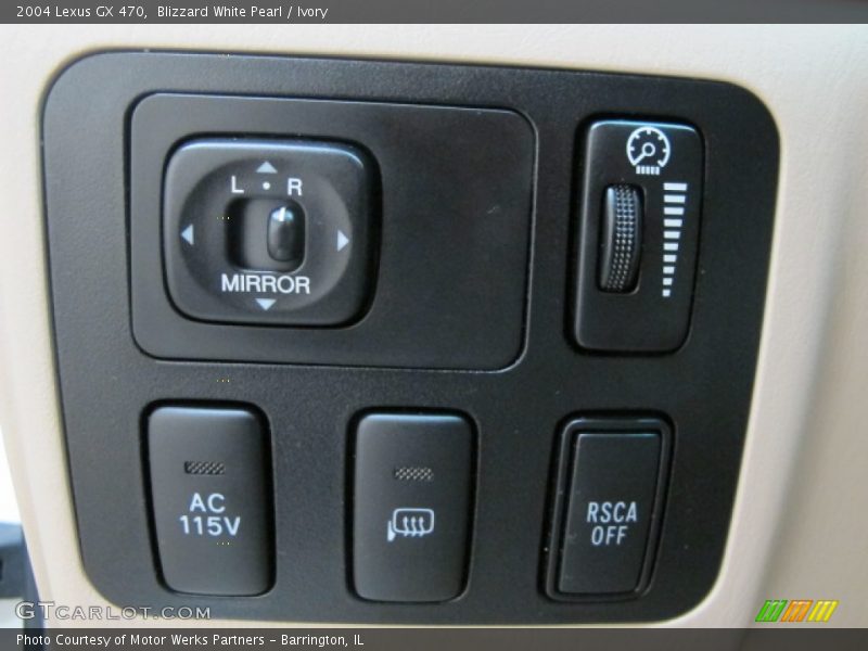 Controls of 2004 GX 470