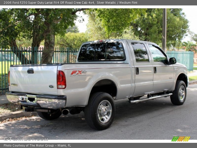 Silver Metallic / Medium Flint 2006 Ford F250 Super Duty Lariat FX4 Off Road Crew Cab 4x4