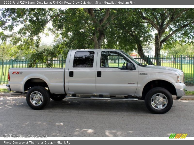 Silver Metallic / Medium Flint 2006 Ford F250 Super Duty Lariat FX4 Off Road Crew Cab 4x4