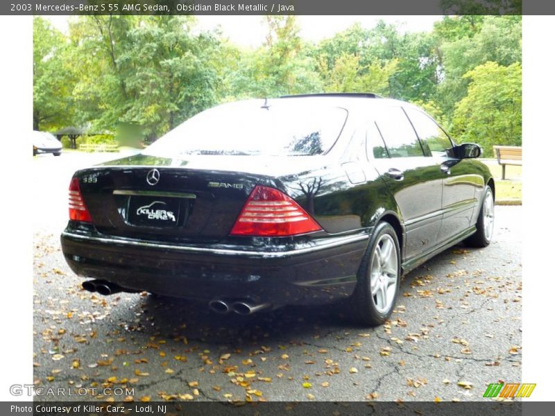 Obsidian Black Metallic / Java 2003 Mercedes-Benz S 55 AMG Sedan