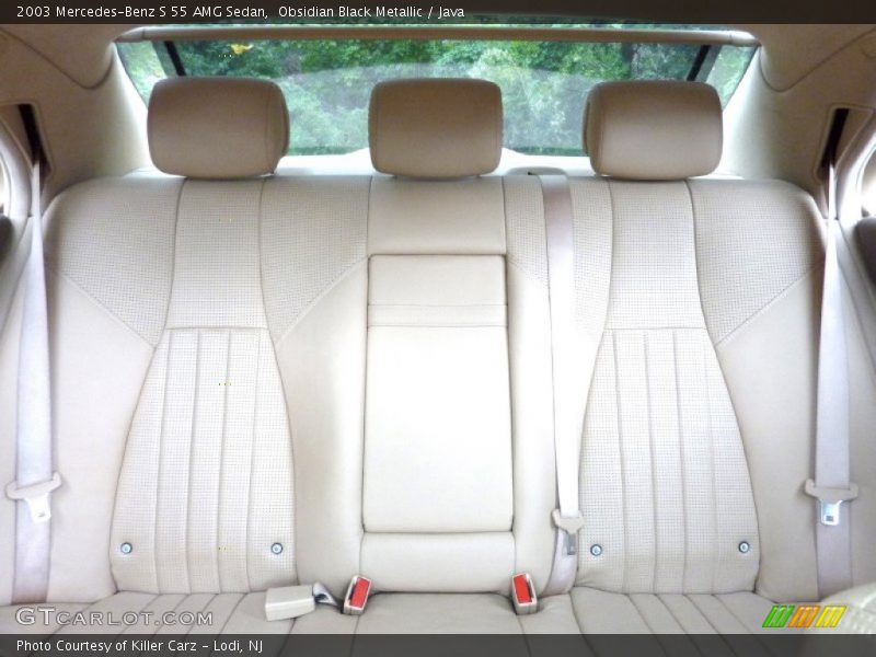 Obsidian Black Metallic / Java 2003 Mercedes-Benz S 55 AMG Sedan