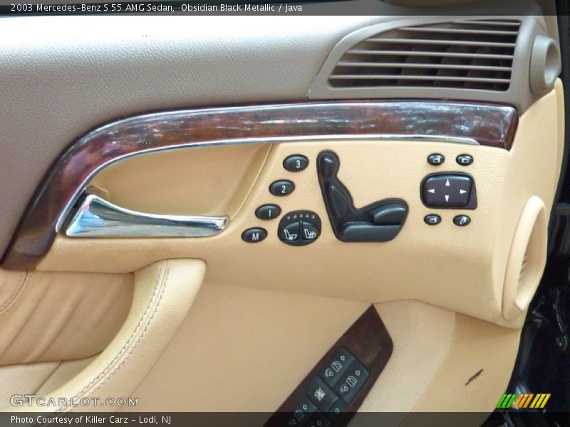 Controls of 2003 S 55 AMG Sedan