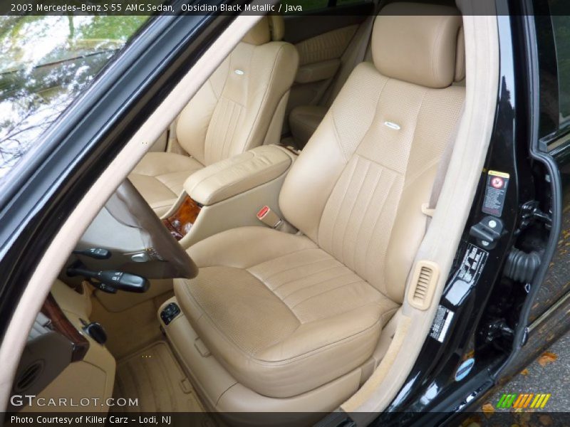 Front Seat of 2003 S 55 AMG Sedan