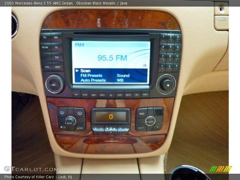 Controls of 2003 S 55 AMG Sedan