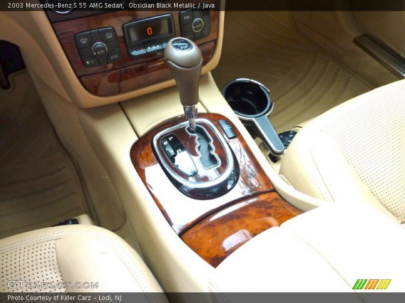  2003 S 55 AMG Sedan 5 Speed Automatic Shifter