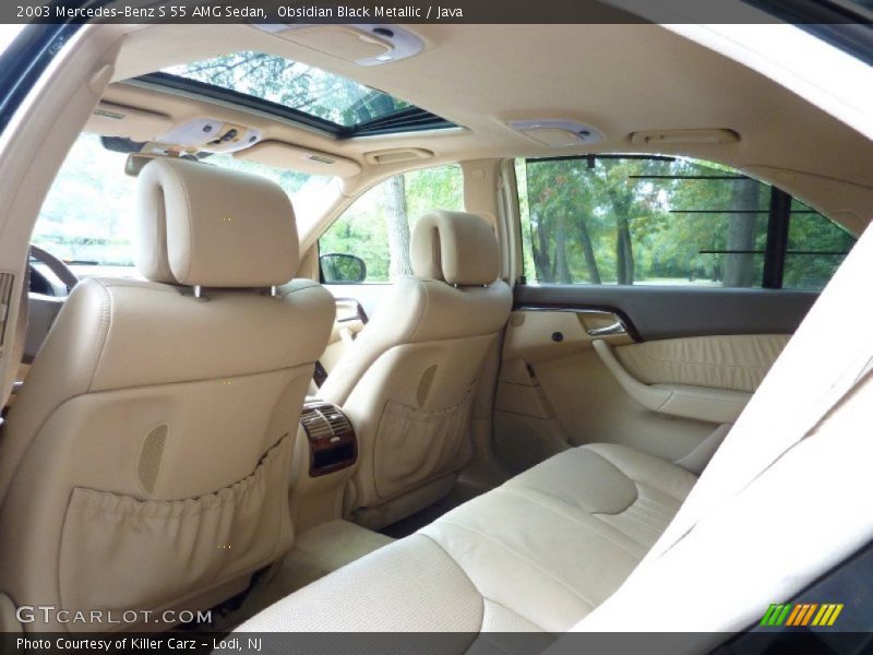 Obsidian Black Metallic / Java 2003 Mercedes-Benz S 55 AMG Sedan