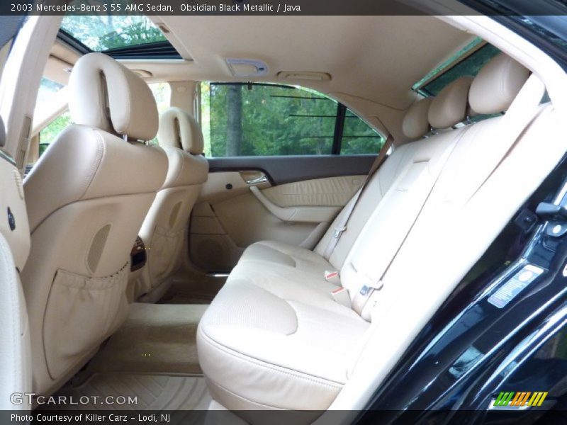 Obsidian Black Metallic / Java 2003 Mercedes-Benz S 55 AMG Sedan