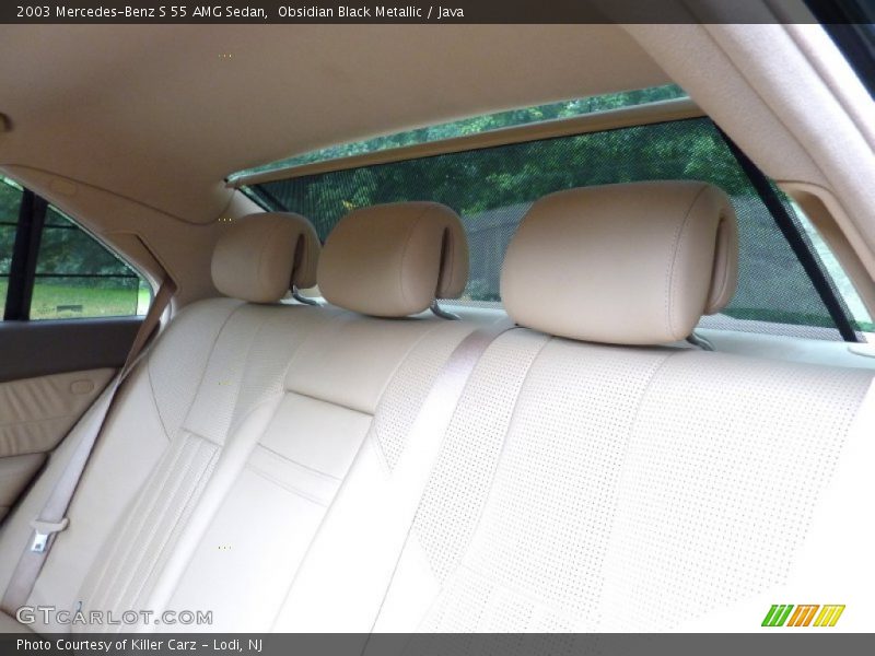Obsidian Black Metallic / Java 2003 Mercedes-Benz S 55 AMG Sedan