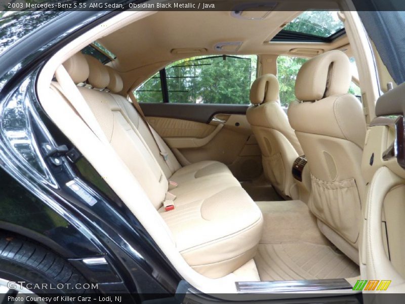 Obsidian Black Metallic / Java 2003 Mercedes-Benz S 55 AMG Sedan