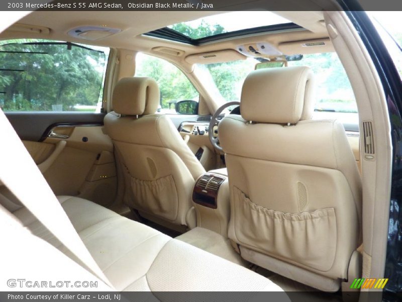Obsidian Black Metallic / Java 2003 Mercedes-Benz S 55 AMG Sedan