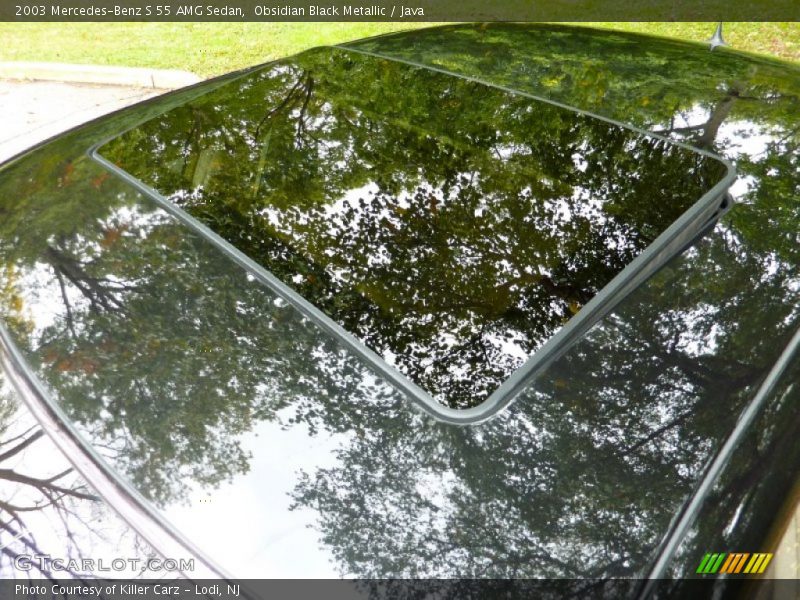 Obsidian Black Metallic / Java 2003 Mercedes-Benz S 55 AMG Sedan