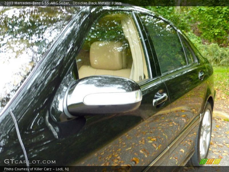 Obsidian Black Metallic / Java 2003 Mercedes-Benz S 55 AMG Sedan