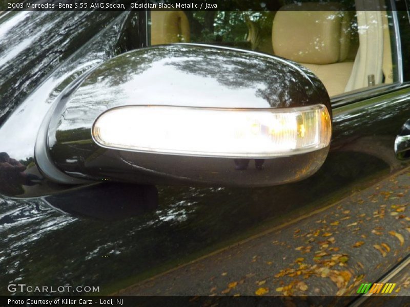 Obsidian Black Metallic / Java 2003 Mercedes-Benz S 55 AMG Sedan