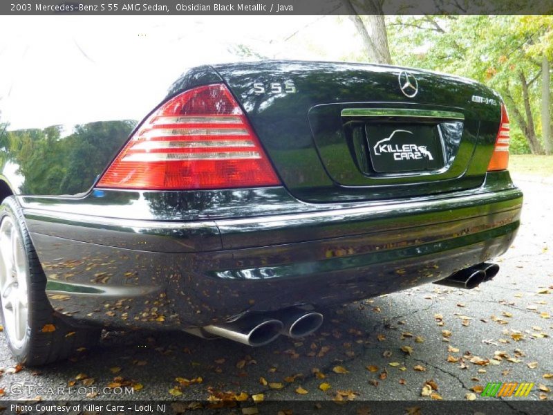 Obsidian Black Metallic / Java 2003 Mercedes-Benz S 55 AMG Sedan