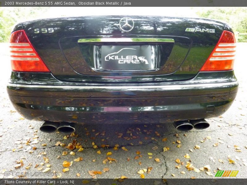 Obsidian Black Metallic / Java 2003 Mercedes-Benz S 55 AMG Sedan