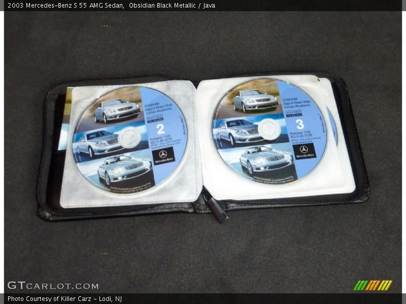 Obsidian Black Metallic / Java 2003 Mercedes-Benz S 55 AMG Sedan