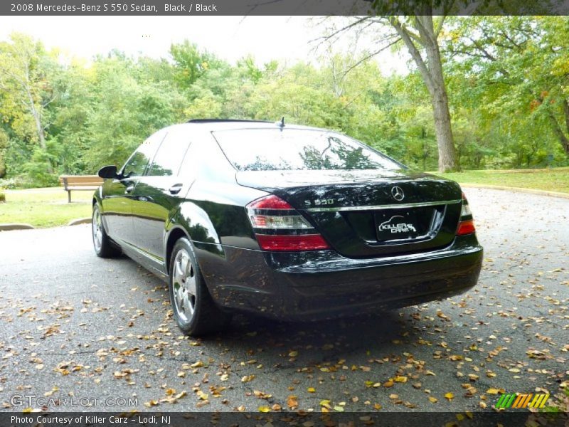 Black / Black 2008 Mercedes-Benz S 550 Sedan