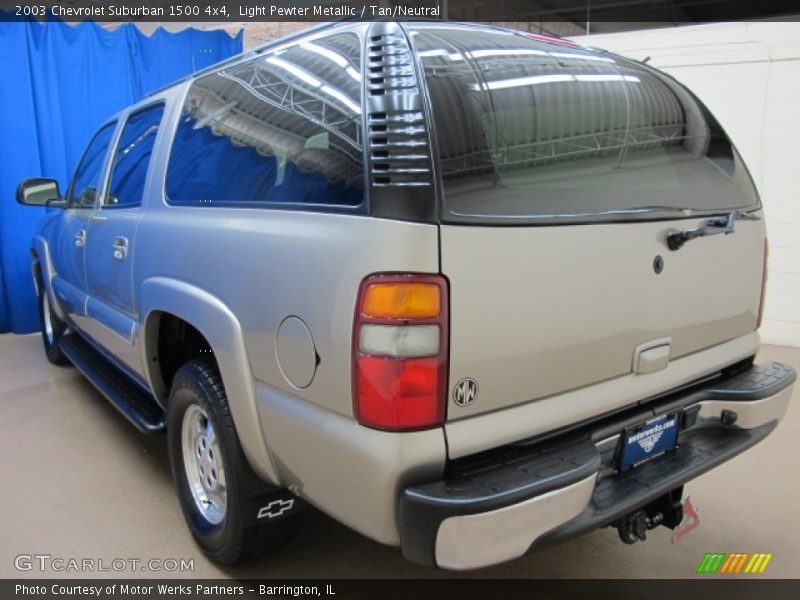 Light Pewter Metallic / Tan/Neutral 2003 Chevrolet Suburban 1500 4x4