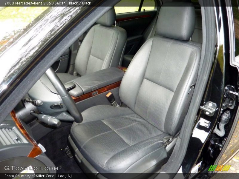 Black / Black 2008 Mercedes-Benz S 550 Sedan