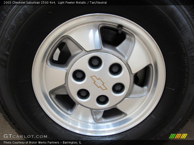 Light Pewter Metallic / Tan/Neutral 2003 Chevrolet Suburban 1500 4x4