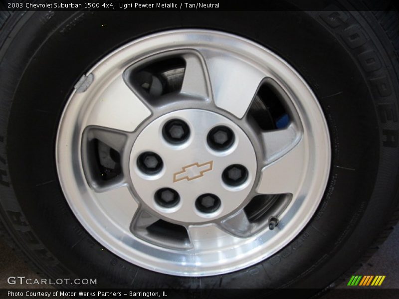 Light Pewter Metallic / Tan/Neutral 2003 Chevrolet Suburban 1500 4x4