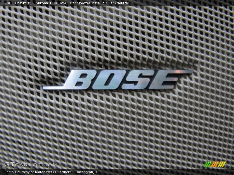 Light Pewter Metallic / Tan/Neutral 2003 Chevrolet Suburban 1500 4x4