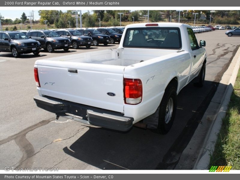 Oxford White / Medium Graphite 2000 Ford Ranger Regular Cab