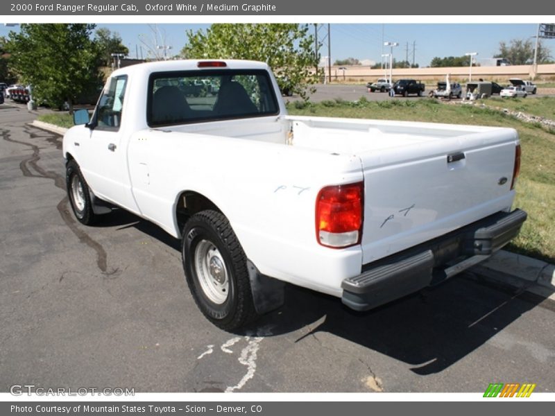 Oxford White / Medium Graphite 2000 Ford Ranger Regular Cab