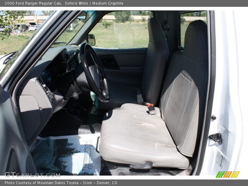 Oxford White / Medium Graphite 2000 Ford Ranger Regular Cab