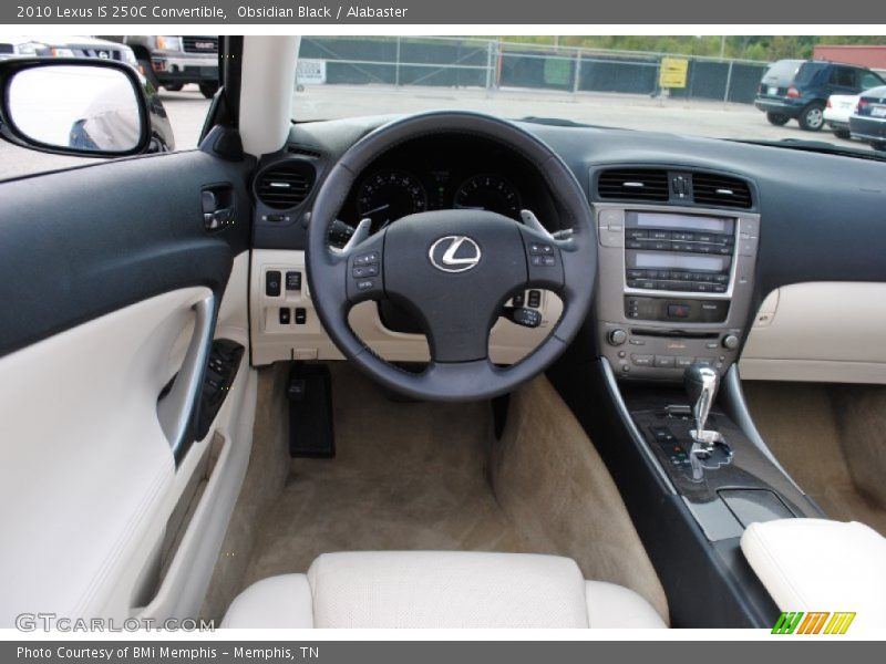 Obsidian Black / Alabaster 2010 Lexus IS 250C Convertible