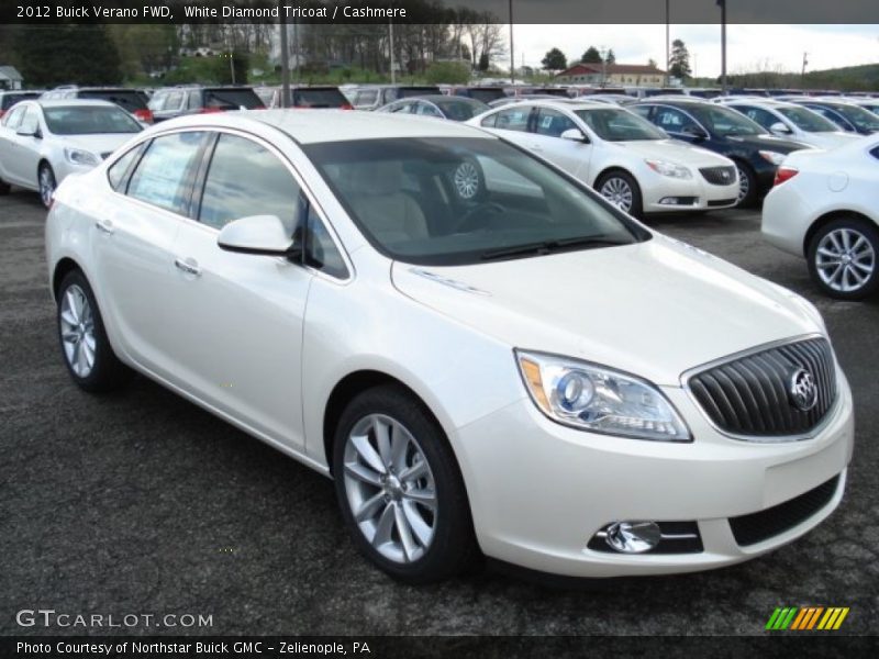 White Diamond Tricoat / Cashmere 2012 Buick Verano FWD