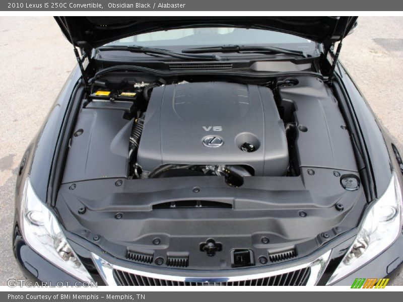 Obsidian Black / Alabaster 2010 Lexus IS 250C Convertible