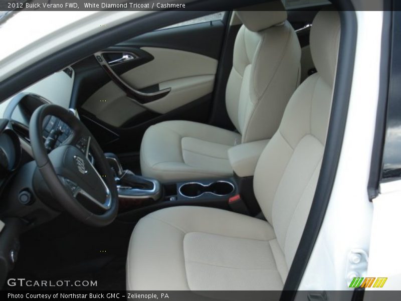 White Diamond Tricoat / Cashmere 2012 Buick Verano FWD