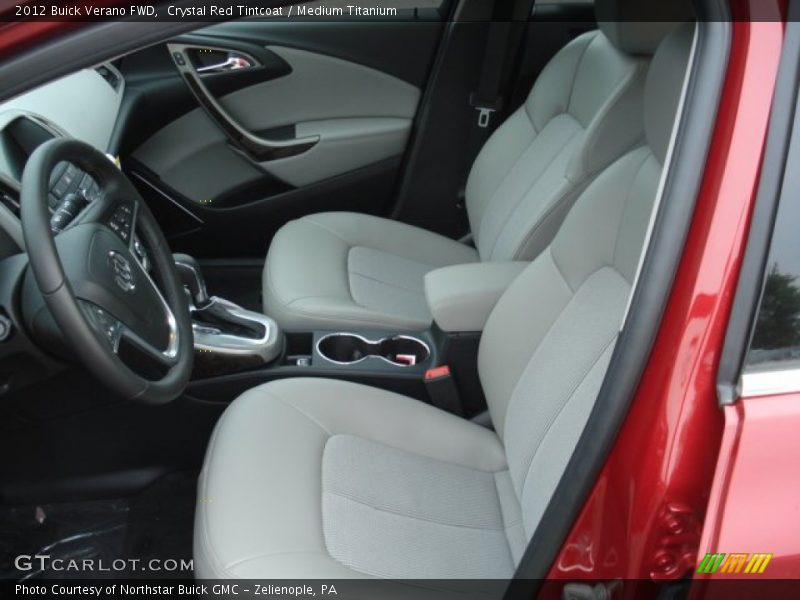 Crystal Red Tintcoat / Medium Titanium 2012 Buick Verano FWD