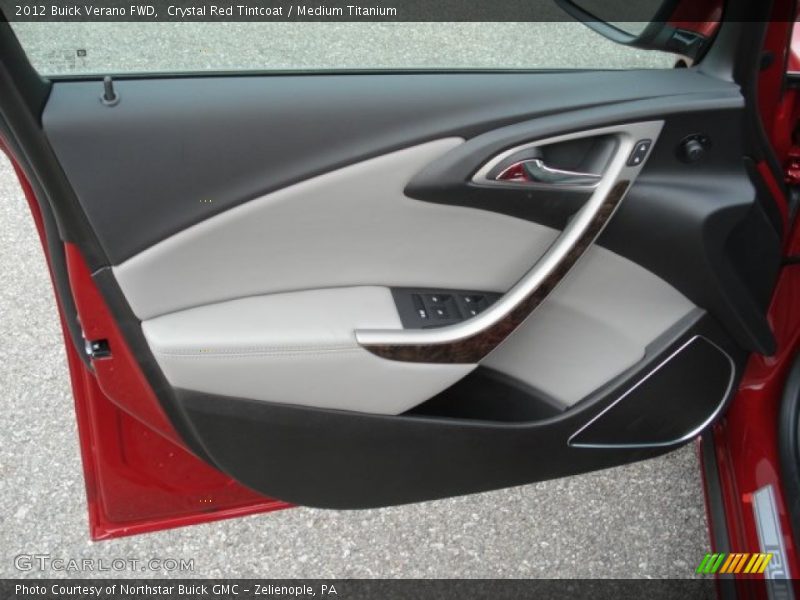 Crystal Red Tintcoat / Medium Titanium 2012 Buick Verano FWD