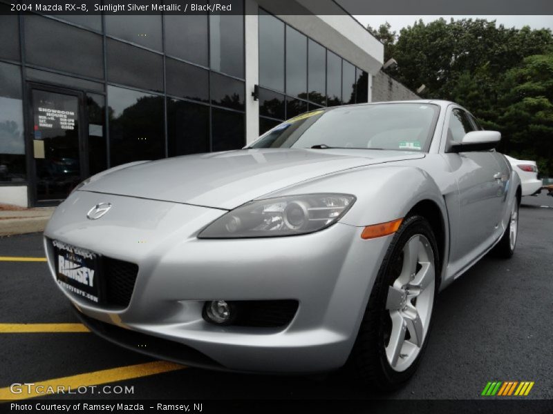 Sunlight Silver Metallic / Black/Red 2004 Mazda RX-8