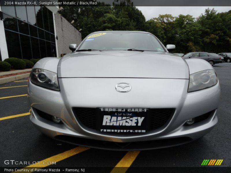 Sunlight Silver Metallic / Black/Red 2004 Mazda RX-8