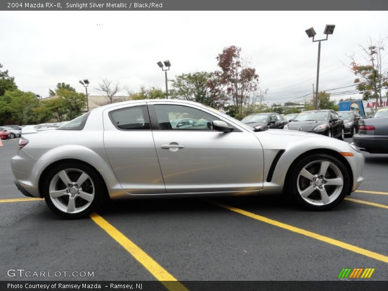 Sunlight Silver Metallic / Black/Red 2004 Mazda RX-8