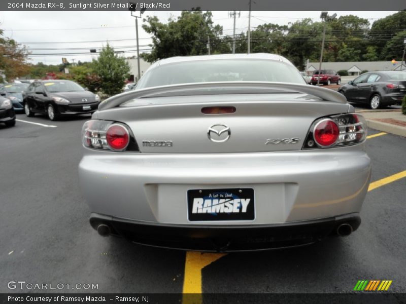 Sunlight Silver Metallic / Black/Red 2004 Mazda RX-8