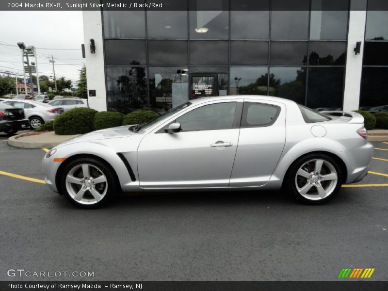 Sunlight Silver Metallic / Black/Red 2004 Mazda RX-8