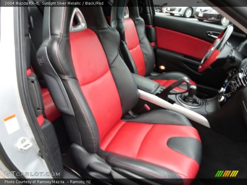 Sunlight Silver Metallic / Black/Red 2004 Mazda RX-8