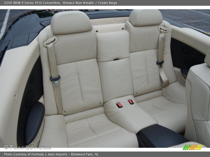 Monaco Blue Metallic / Cream Beige 2006 BMW 6 Series 650i Convertible
