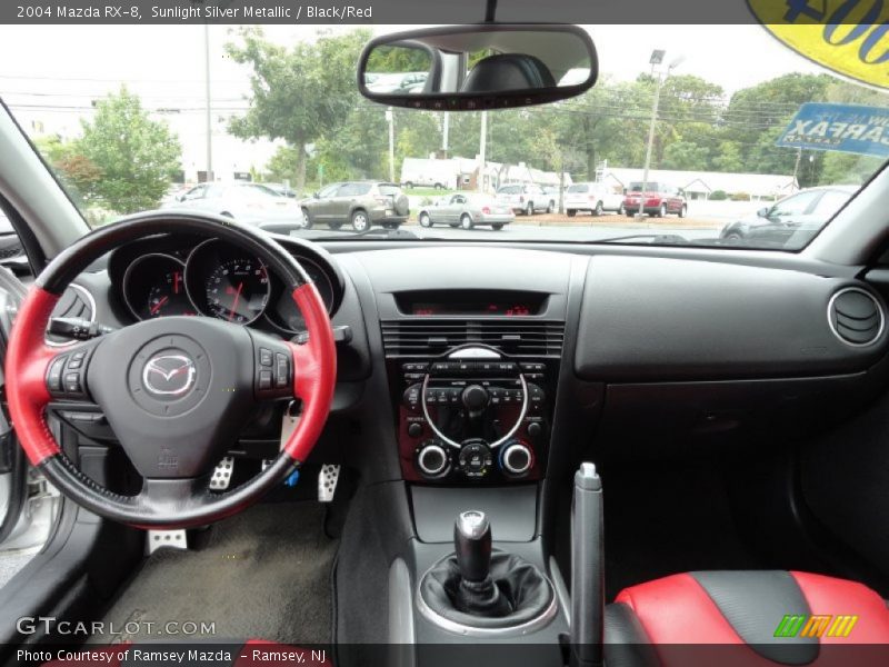 Sunlight Silver Metallic / Black/Red 2004 Mazda RX-8