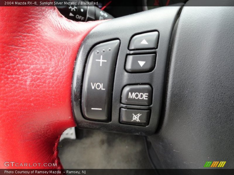 Sunlight Silver Metallic / Black/Red 2004 Mazda RX-8