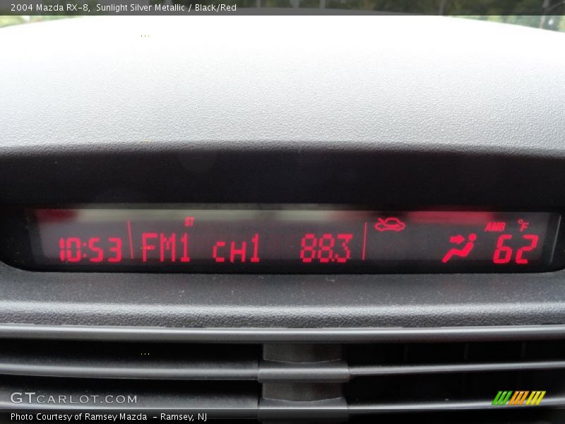 Sunlight Silver Metallic / Black/Red 2004 Mazda RX-8