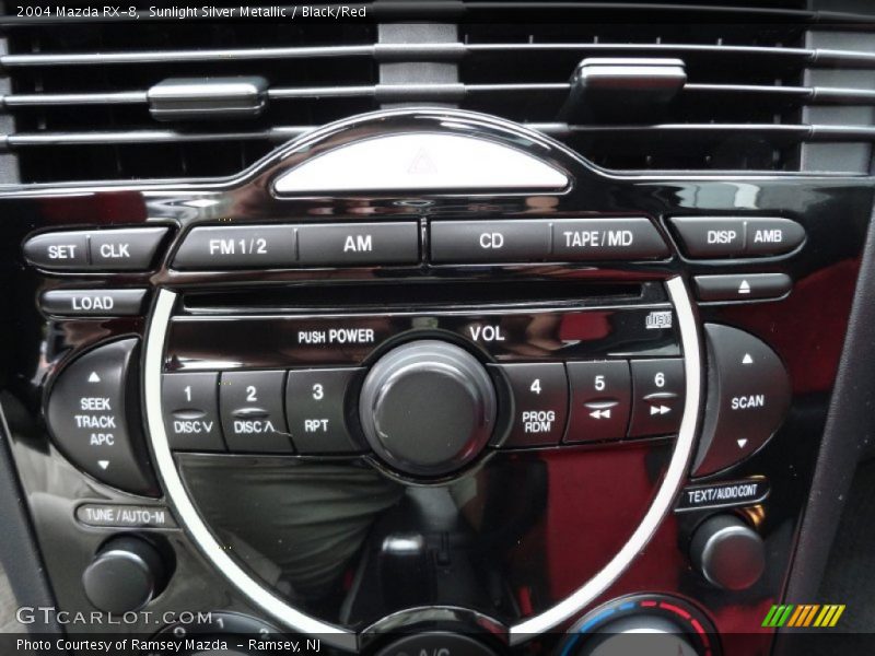Sunlight Silver Metallic / Black/Red 2004 Mazda RX-8
