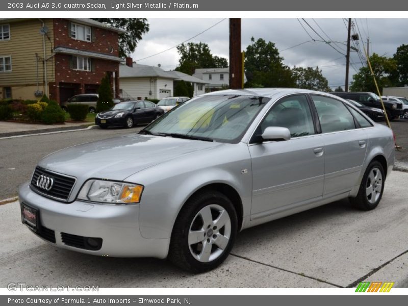 Light Silver Metallic / Platinum 2003 Audi A6 3.0 quattro Sedan