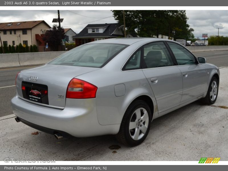 Light Silver Metallic / Platinum 2003 Audi A6 3.0 quattro Sedan